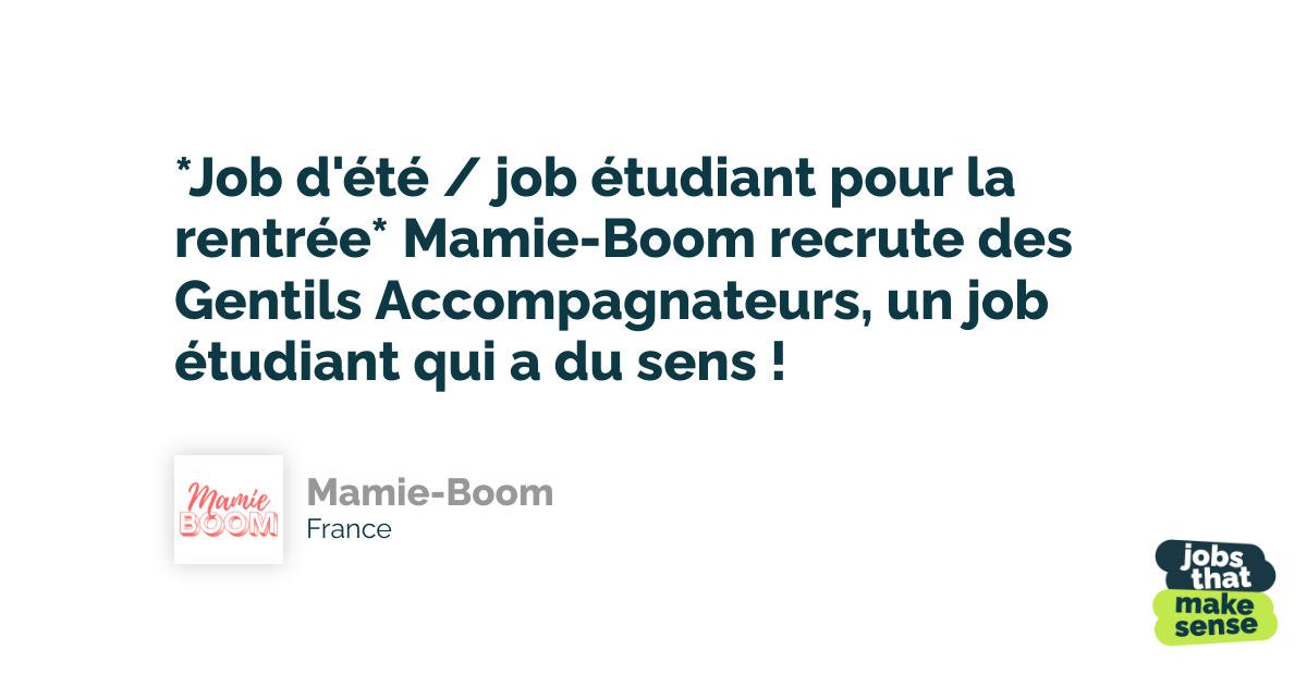 *Job d