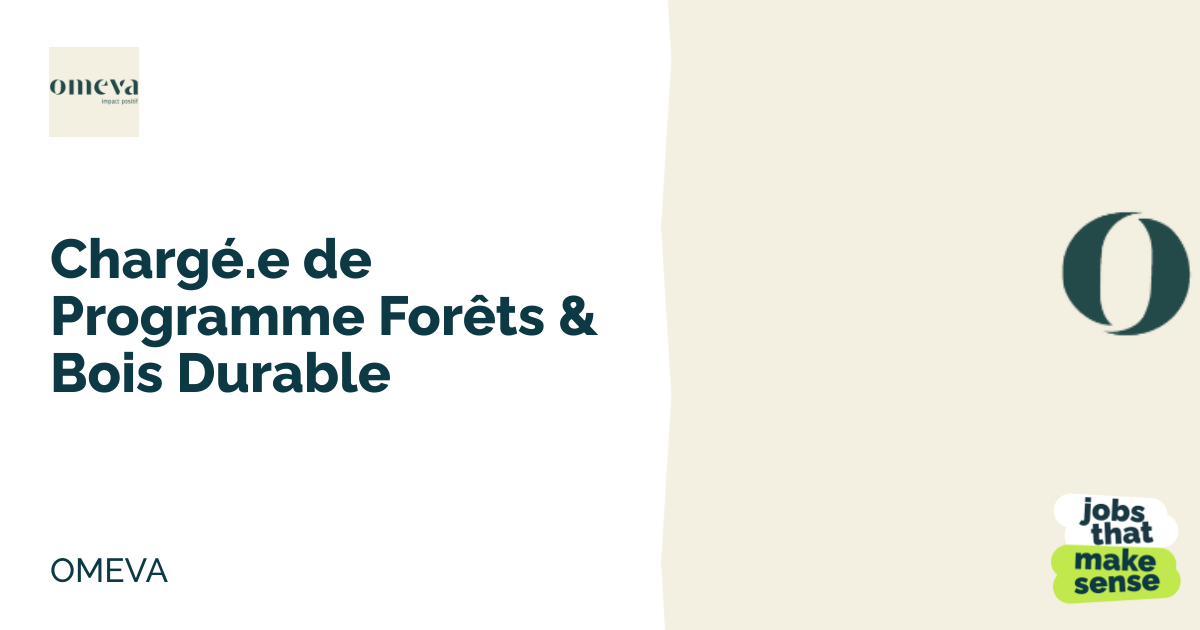 Chargé.e de Programme Forêts & Bois Durable Le PréSaintGervais