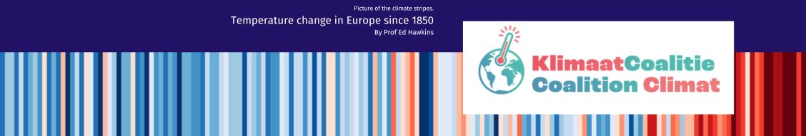 Bannière de Coalition Climat