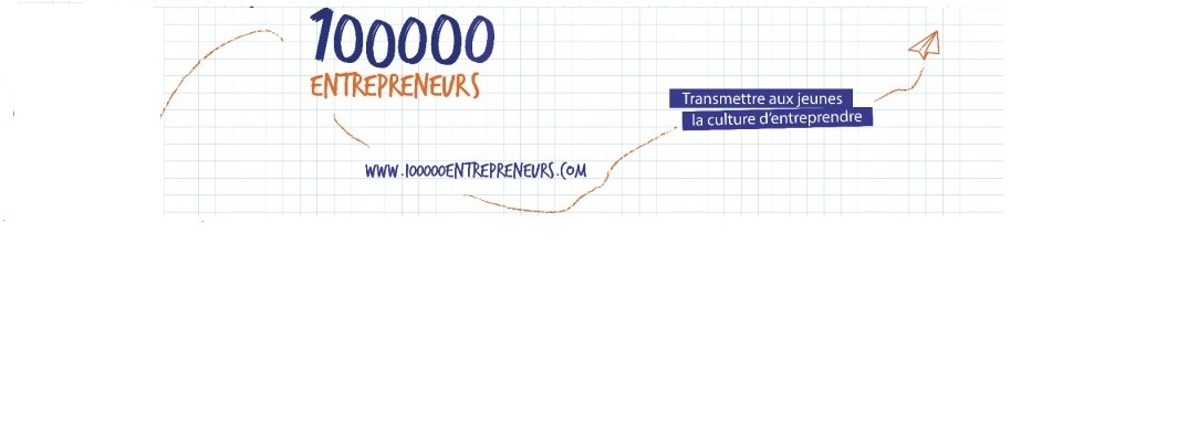 Bannière de Association 100 000 entrepreneurs