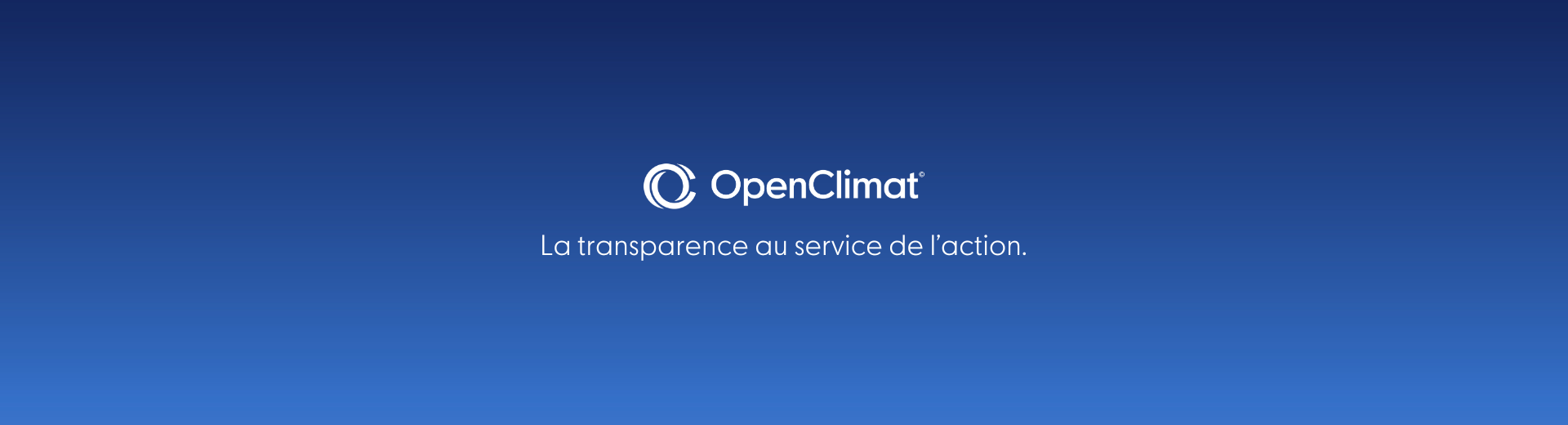 Bannière de OpenClimat