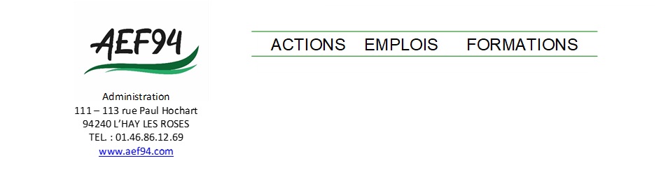 Bannière de AEF94