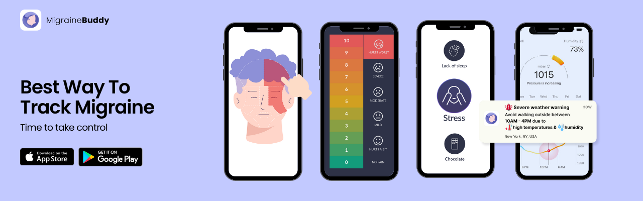 Bannière de Migraine Buddy