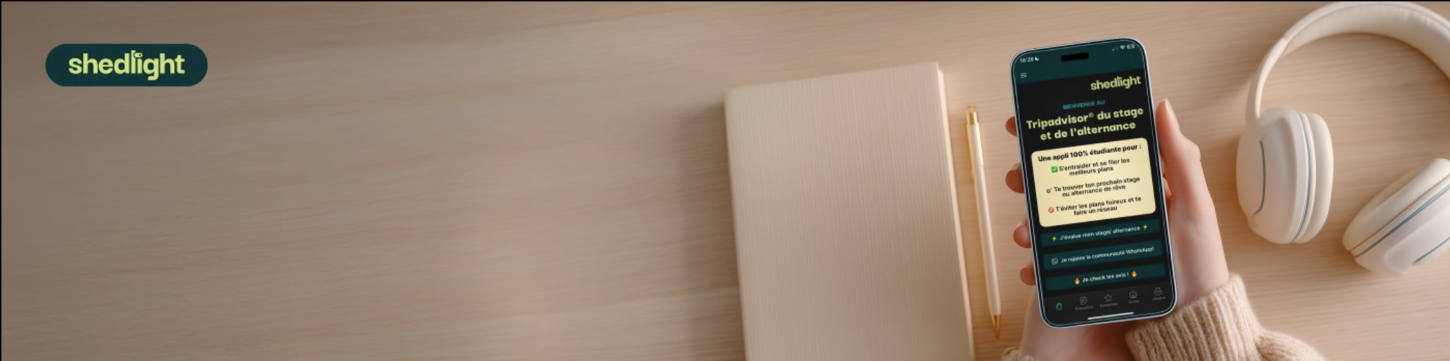 Bannière de Shedlight