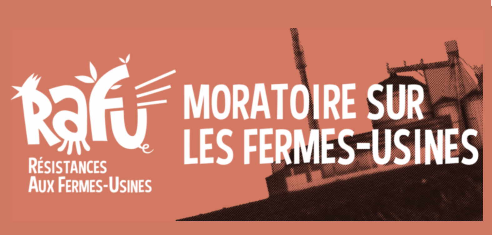 Bannière de Résistances aux fermes usines