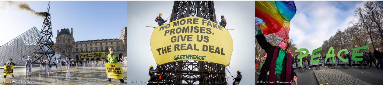 Bannière de Greenpeace France & Luxembourg