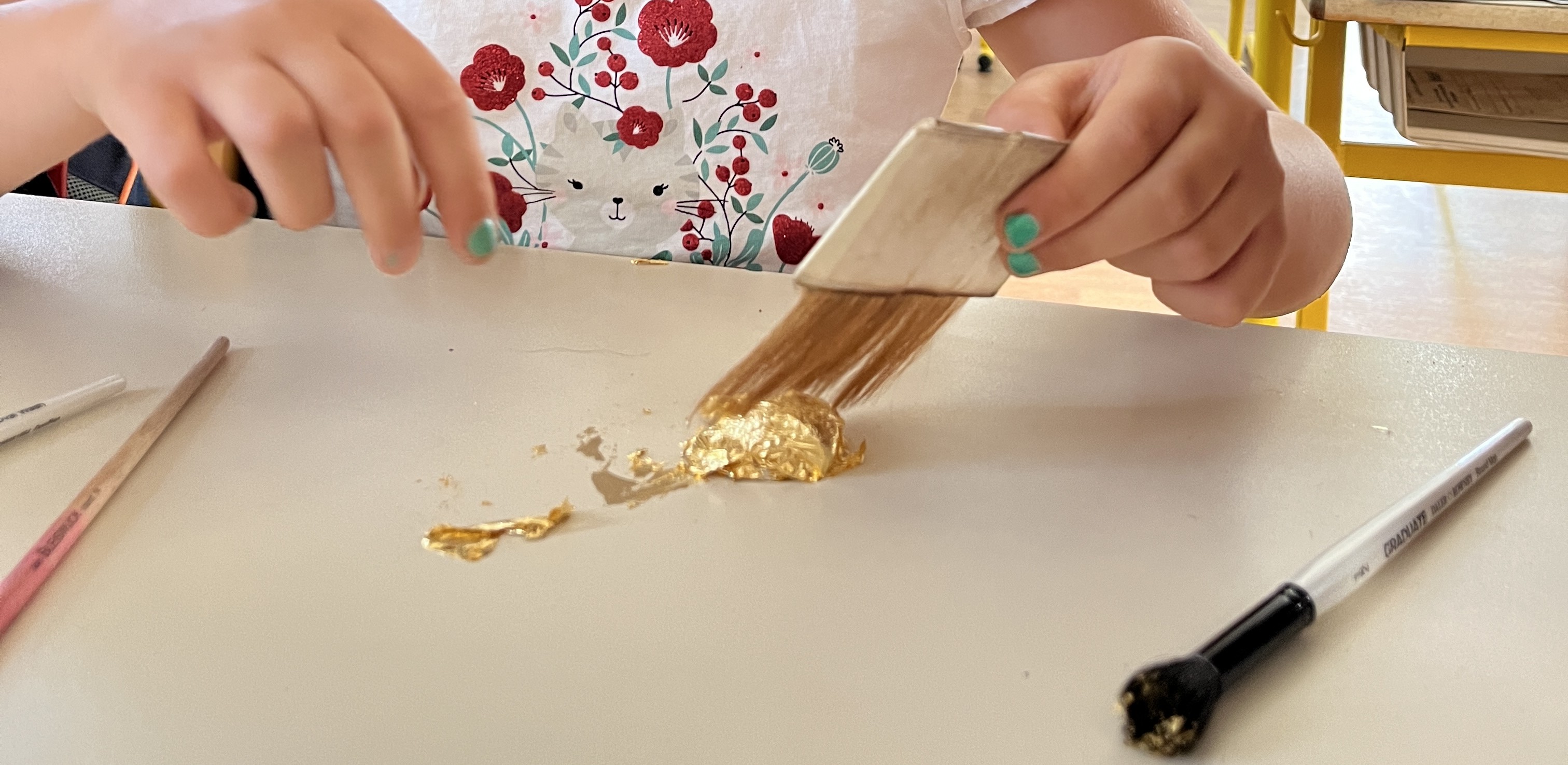 Bannière de De l'or dans les mains